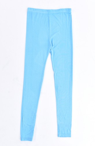 Baskılı Taytlı Pijama Takım 4141-01 Gül Kurusu Mavi 4141-01