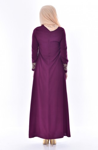 Robe Hijab Plum 1315-01