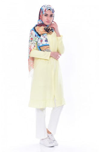 ELIFSU Ruffled Tunic 1234-01 Yellow 1234-01