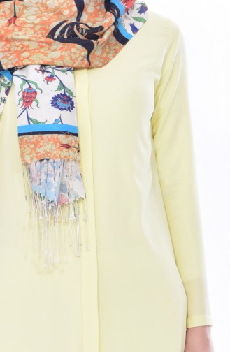 ELIFSU Ruffled Tunic 1234-01 Yellow 1234-01