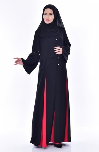 Kleid mit Lange Jacke 1817032-205 Schwarz 1817032-205