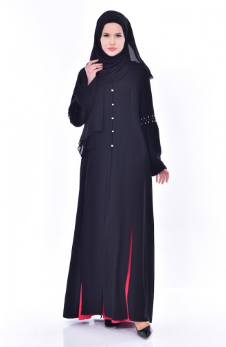 Kleid mit Lange Jacke 1817032-205 Schwarz 1817032-205