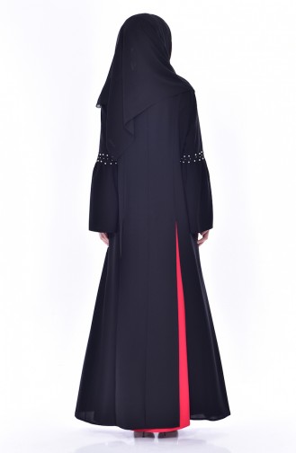 Uzun Ceketli Elbise 1817032-205 Siyah 1817032-205