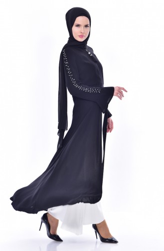 Kleid mit Abaya 1817033-205 Schwarz 1817033-205