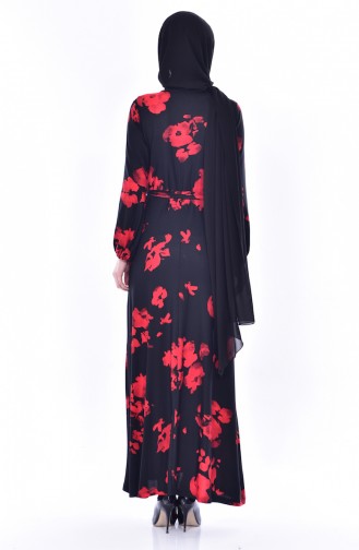 Black Hijab Dress 0256A