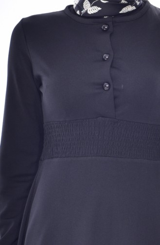 Eteği Dantelli Elbise 2015-01 Siyah 2015-01