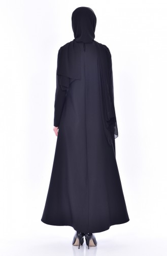 Robe Hijab Noir 0180-03