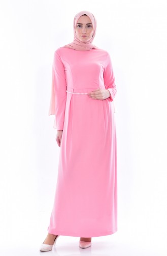 Belt Dress 3840-06 Powder Pink 3840-06