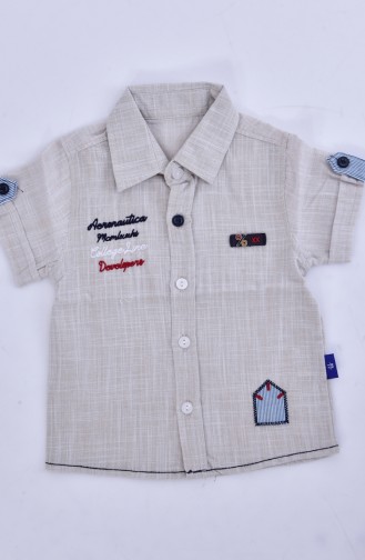 Kids Shirts 1805-02 Cream 1805-02