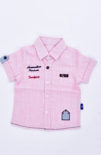 Chemise Enfant 1805-03 Rose 1805-03