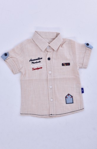 Kids Shirts 1805-04 Beige 1805-04