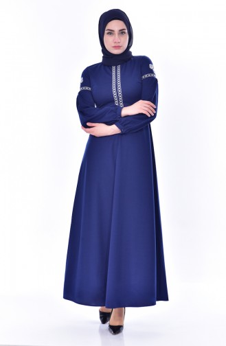 Robe Hijab Indigo 0536-02