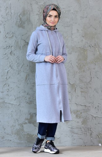 Spor Cape mit Kapuzen 1517-12 Grau 1517-12