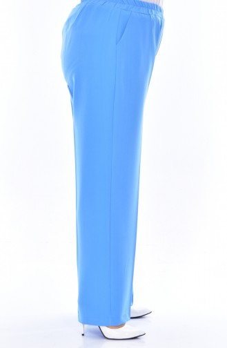 Übergröße Hose mit Gummi 3103-06 Blau 3103-06