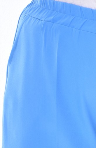 VMODA Large Size Elastic Pocketed Pants 3103-06 Blue 3103-06