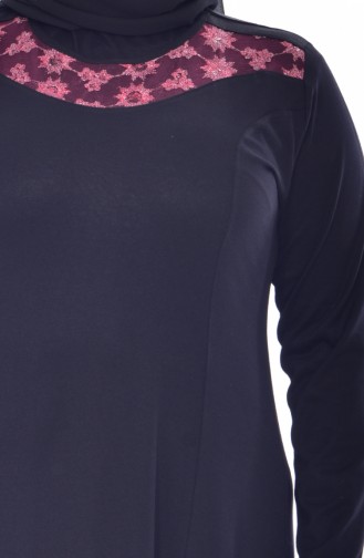 Black Hijab Dress 4860-04