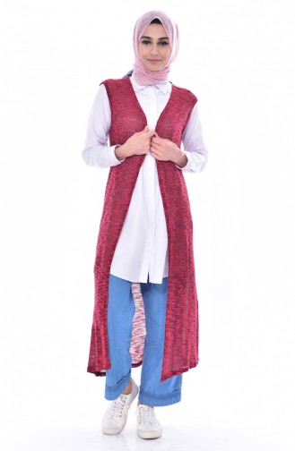 Gilet Long 7525A-01 Bordeaux 7525A-01