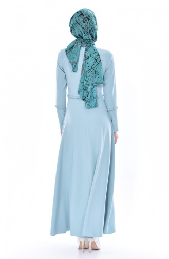 Hijab Kleid 1086-01 Unreife Mandelgrün 1086-01