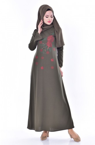 Dilber  Authentic Stone Dress 6049-10 Khaki 6049-10