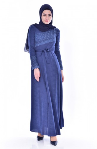 فستان نيلي 1180-05