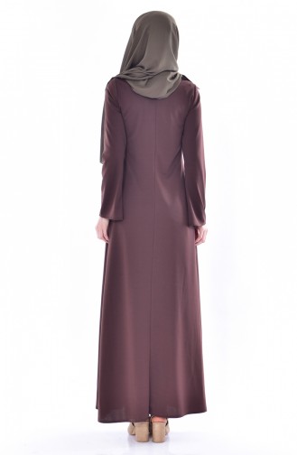Dilber  Authentic Stone Dress 6049-03 Brown 6049-03