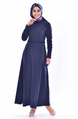 Hijab Kleid 1086-06 Dunkelblau 1086-06