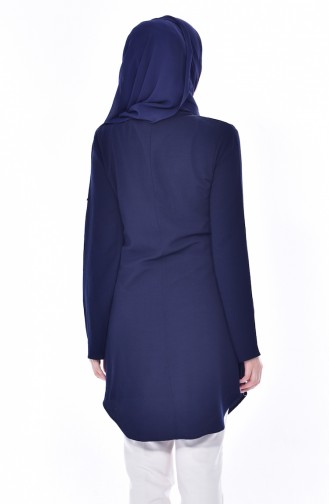 Navy Blue Tuniek 3832-01