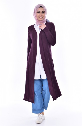 Long Gilet 7520-02 Pourpre 7520-02