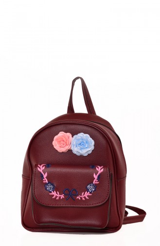 Claret Red Backpack 1040BRD-01