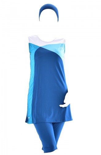 ملابس السباحة أزرق زيتي 100-01