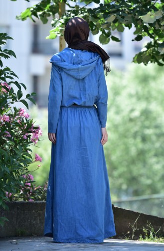 فستان أزرق جينز 1207-02