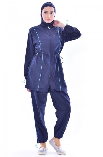 Navy Blue Swimsuit Hijab 2011-03