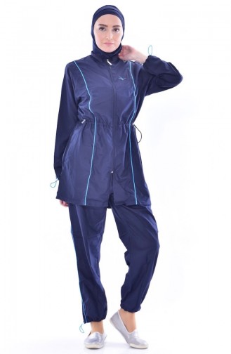 Maillot Hijab 2011-03 Bleu Marine 2011-03