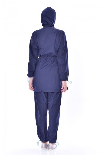 Navy Blue Swimsuit Hijab 2011-03