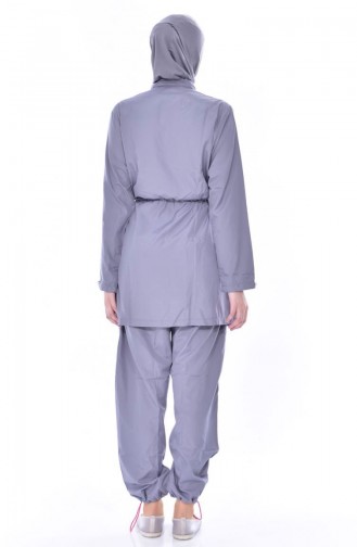 Gray Swimsuit Hijab 2011-07