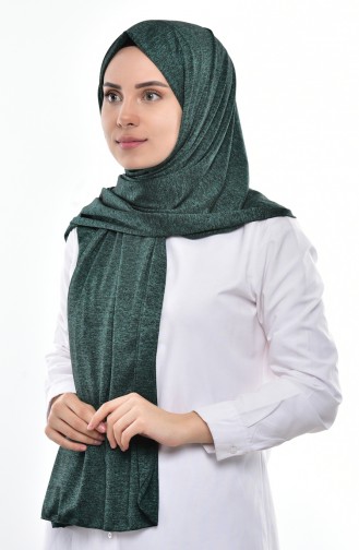 Sefamerve Sedef Combed Shawl SEDEFSF-114A Emerald Green 114A