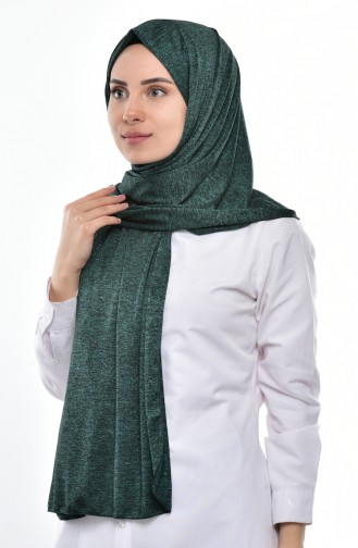 Sefamerve Sedef Combed Shawl SEDEFSF-114A Emerald Green 114A