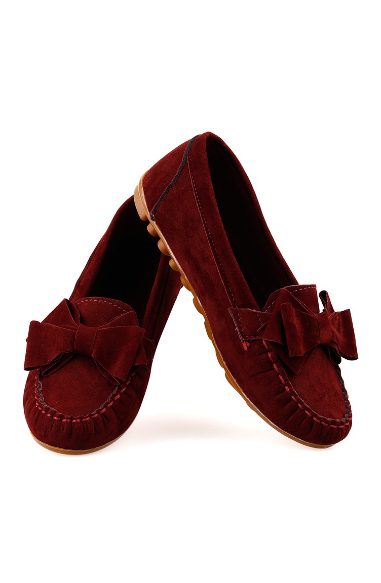 Kadife Babet 0104 01 Bordo Sefamerve