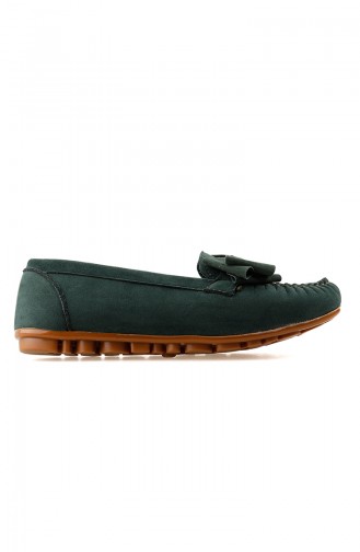 Khaki Woman Flat Shoe 0104-02