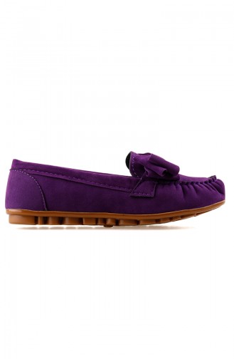 Purple Women`s Flats 0104-03