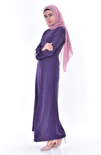Purple Hijab Dress 6044-05