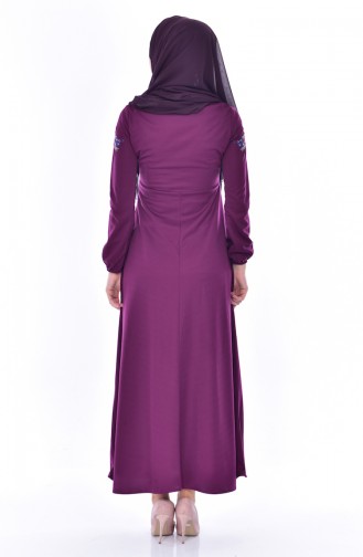 Robe Hijab Plum 0522-03