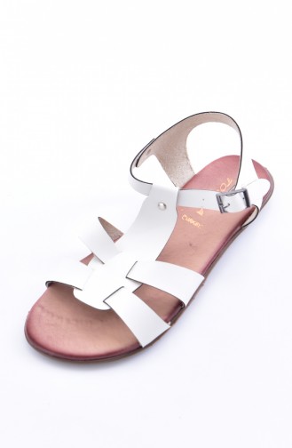Sandales Pour Femme 50252-01 Blanc 50252-01