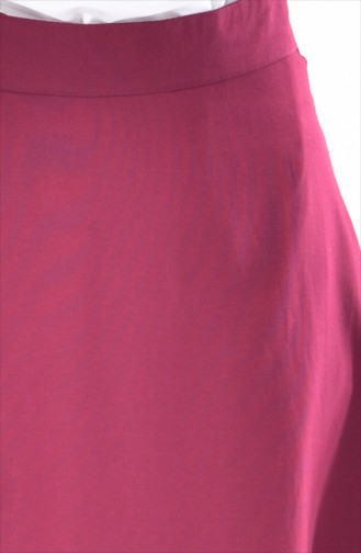 Zippered Skirt 8865-06 Claret Red 8865-06