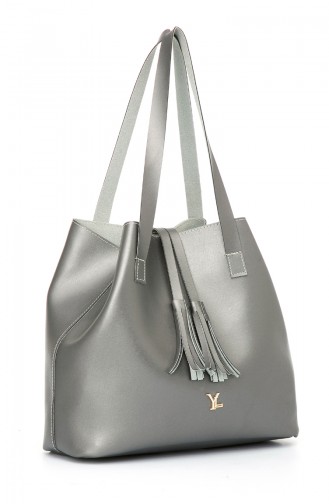 Damen Schultertasche 369-8-102-069 Silber 369-8-102-069