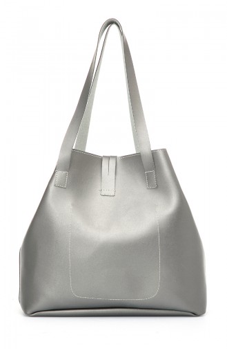 Damen Schultertasche 369-8-102-069 Silber 369-8-102-069