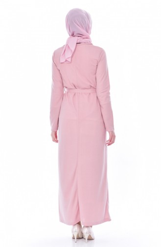 Powder Hijab Dress 3846-07