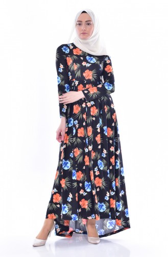 Robe Hijab Noir 6057-01