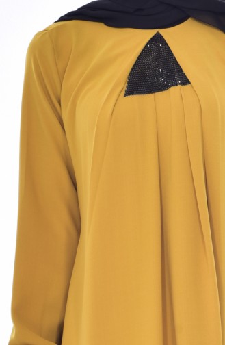 Mustard Hijab Dress 1905-04