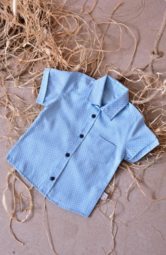 Kids Shirt 1814-03 Blue 1814-03